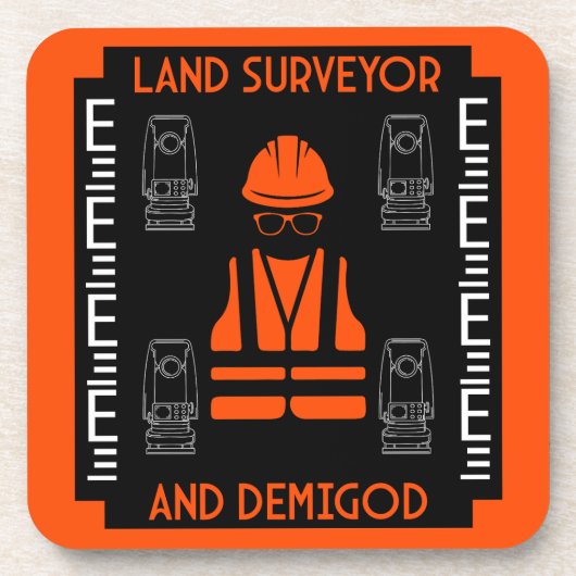 Landmeters Bier Onderzetter (Voorkant)