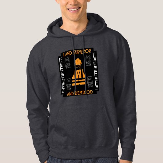 Landmeters Hoodie (Voorkant)