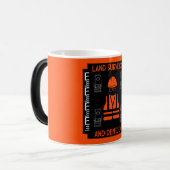 Landmeters Magische Mok (Voorkant links)