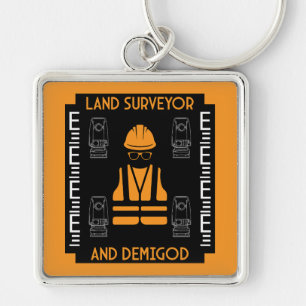 Landmeters Sleutelhanger