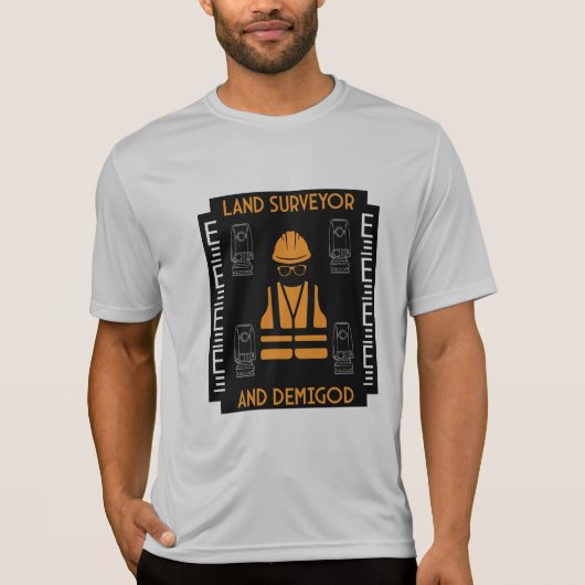 Landmeters T-shirt (Voorkant)