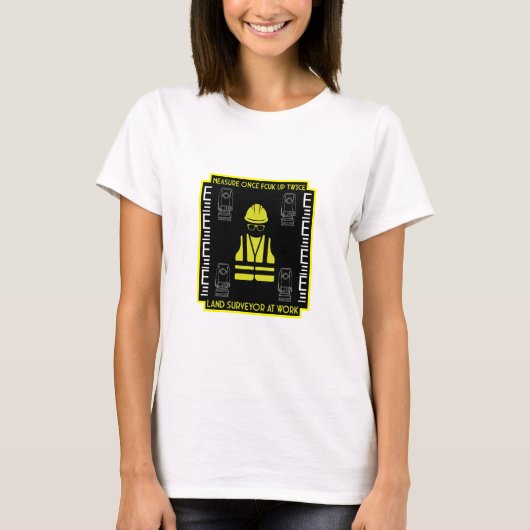 Landmeters T-shirt (Voorkant)