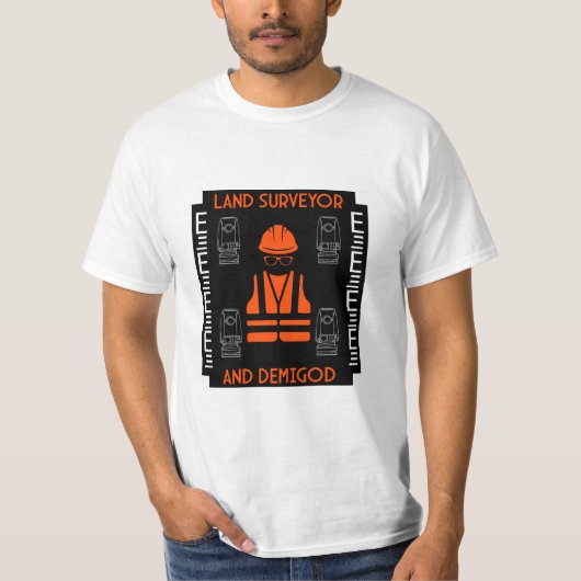 Landmeters T-shirt (Voorkant)