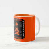 Landmeters Tweekleurige Koffiemok (Voorkant rechts)