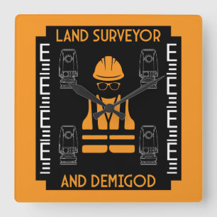 Landmeters Vierkante Klok