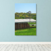 Landmolen Canvas Afdruk (Insitu (Houten vloer))