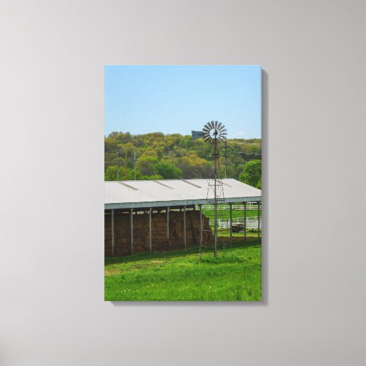 Landmolen Canvas Afdruk (Voorkant)