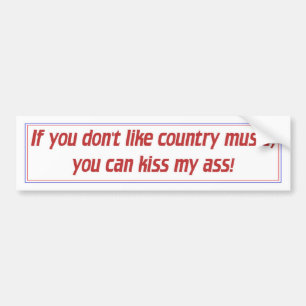 Landmuziek Bumpersticker