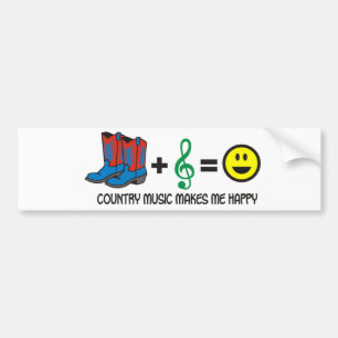Landmuziek Bumpersticker