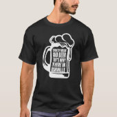 Landmuziek en bier dat waarom ik hier in Nashvi be T-shirt (Voorkant)