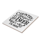 Landmuziek en bioscoopmuziek tegeltje (Zijkant)