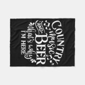 Landmuziek en  muziek fleece deken (Voorkant (Horizontaal))