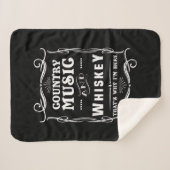 Landmuziek en whisky daarom ben ik hier sherpa deken (Voorkant (horizontaal))