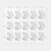 Landmuziek Fleece Deken (Voorkant (Horizontaal))