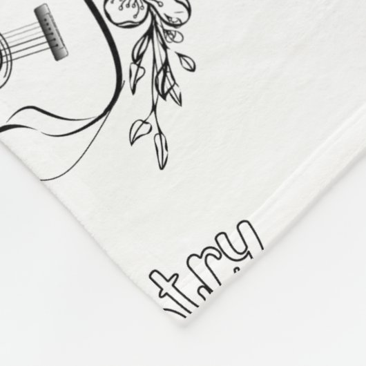 Landmuziek Fleece Deken (Hoek)