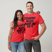 Landmuziek maakte me tot het doen — T-Shirt (Unisex)