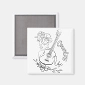 Landmuziek Magneet (Voorkant / Achterkant)