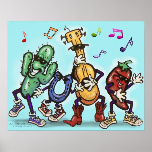 Landmuziek Poster (Voorkant)