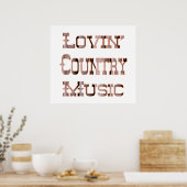 Landmuziek Poster (Keuken)