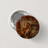 Landmuziek Ronde Button 3,2 Cm (Voorkant /achterkant)