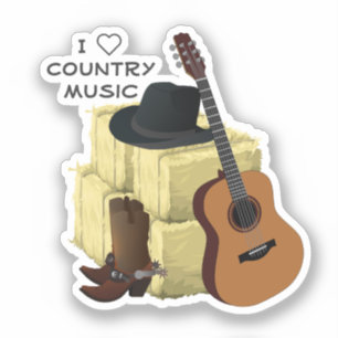 Landmuziek Sticker