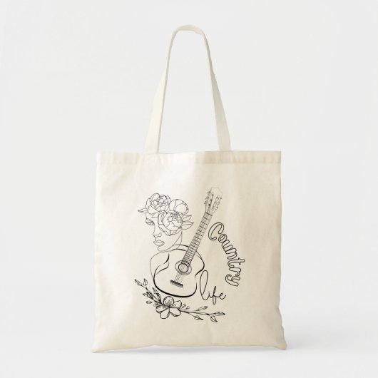 Landmuziek Tote Bag (Voorkant)