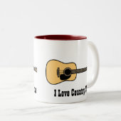 Landmuziek Tweekleurige Koffiemok (Voorkant rechts)