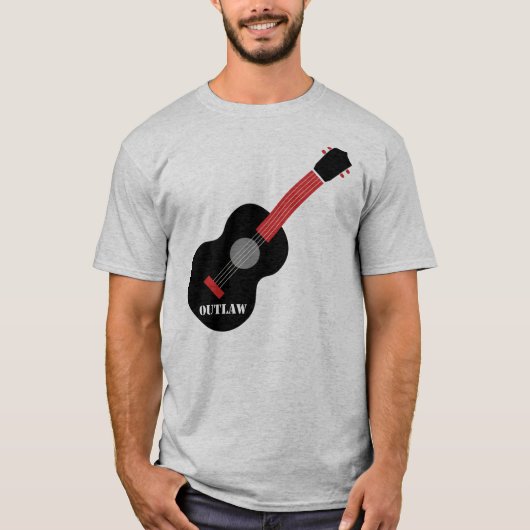 Landmuziek verbieden t-shirt (Voorkant)
