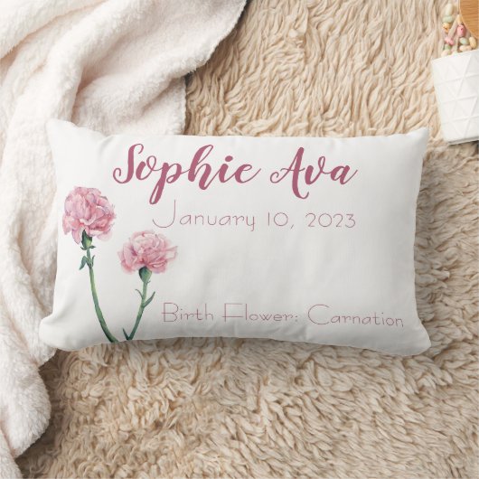 Landnatie januari geboortemaand kussen (Deken)