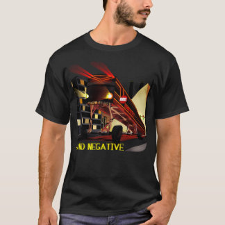 landnegatief bezeten bus t-shirt
