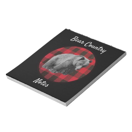 Landnotities voor buffelspel Beer Notitieblok (Linkerzijde)