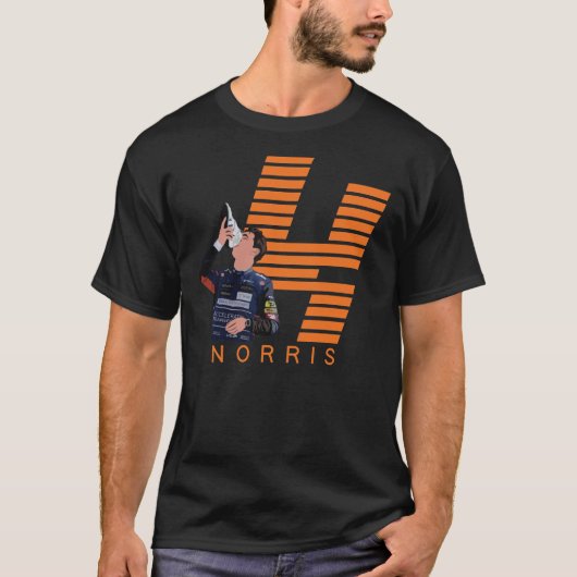 Lando Norris 4 Italiaanse GP Classic T-Shirt (Voorkant)