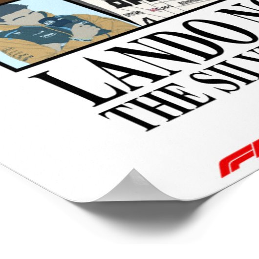 Lando Norris Grand Prix Poster (Hoek)