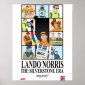 Lando Norris Grand Prix Poster (Voorkant)