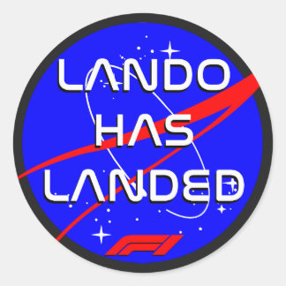 Lando Norris Wereldkampioen 2025 Winnaar Ronde Sticker