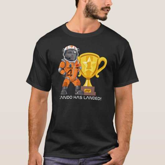 Lando Norris World Champion 2025 Winner T-shirt (Voorkant)