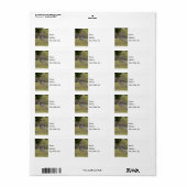 Landomheining en eekhoorn etiket (Full Sheet)