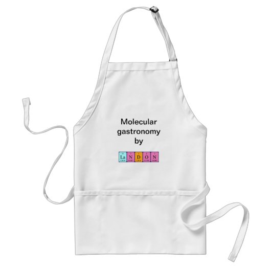 Landon Periodic Table Name Apron Standaard Schort (Voorkant)