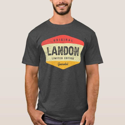 Landon Personalized Name - Landon T-shirt (Voorkant)