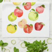 Landoogst rode appels illustratie theedoek (Gevouwen)