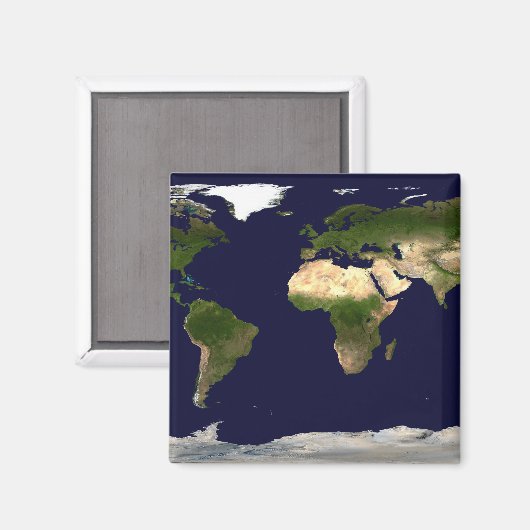 Landoppervlak, Shallow Water en Shaded Topogra Magneet (Voorkant / Achterkant)