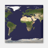 Landoppervlak, Shallow Water en Shaded Topogra Magneet (Voorkant)