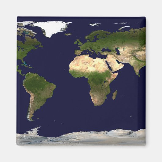 Landoppervlak, Shallow Water en Shaded Topogra Magneet (Voorkant)