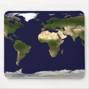 Landoppervlak, Shallow Water en Shaded Topogra Muismat