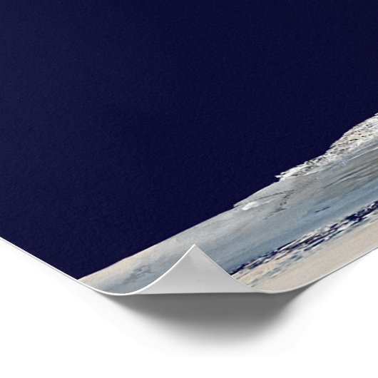 Landoppervlak, Shallow Water en Shaded Topogra Poster (Hoek)