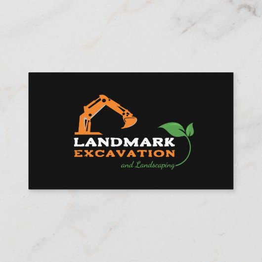 Landopruiming, Uitgraving, Landschapsarchitectuur, Visitekaartje (Achterkant)