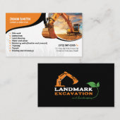 Landopruiming, Uitgraving, Landschapsarchitectuur, Visitekaartje (Voorkant / Achterkant)