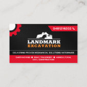 Landopruiming, Uitgraving, Landschapsarchitectuur, Visitekaartje (Achterkant)