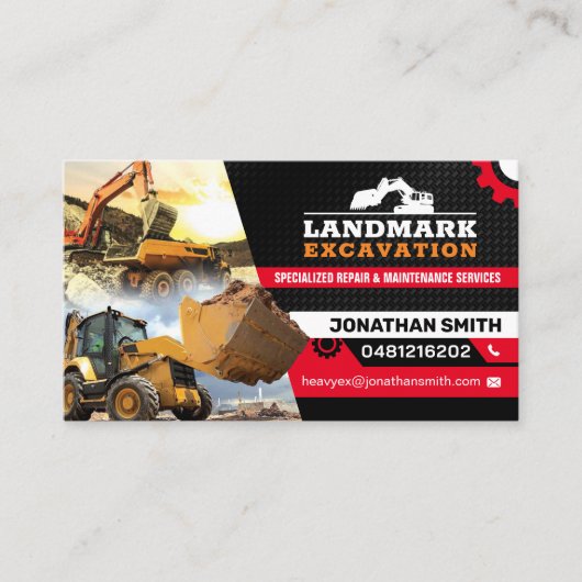 Landopruiming, Uitgraving, Landschapsarchitectuur, Visitekaartje (Voorkant)