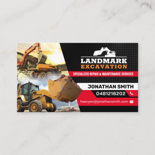 Landopruiming, Uitgraving, Landschapsarchitectuur, Visitekaartje (Voorkant)